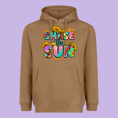 Chase The Sun Heavyweight Hoodie Designed By Adodesignshop
