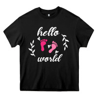 Black Hello world Heavy Core Tee - Bettercallsaul