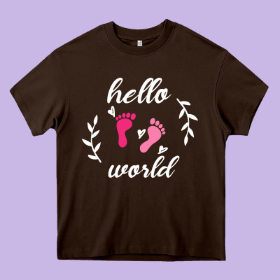 Hello World Heavy Core Tee Designed By Bettercallsaul