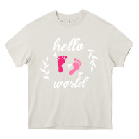 Cream Hello world Heavy Core Tee - Bettercallsaul