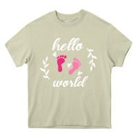 Mossy Hello world Heavy Core Tee - Bettercallsaul