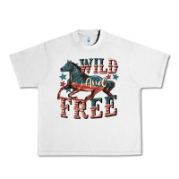 Lunar Rock Wild and free 4th of july Urban Heavy Tee - CowGirlArtShop