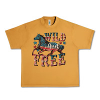 Peanut Butter Wild and free 4th of july Urban Heavy Tee - CowGirlArtShop