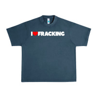 Midnight Navy I Love Fracking Urban Heavy Tee - longCreatives