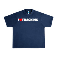 Navy I Love Fracking Urban Heavy Tee - longCreatives