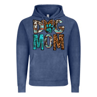 Vintage Denim dog mom Vintage Hoodie - OliviaCreatesArt