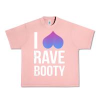Salmon I Love Rave Booty I Heart Rave Tops Urban Heavy Tee - longCreatives