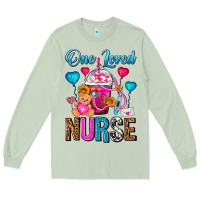 Matcha One Loved Nurse Valentines Day Frappe Coffee Long Sleeve Tee - FaDigitalArtStudio