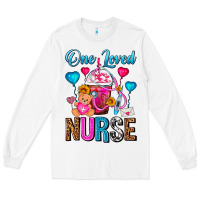 White One Loved Nurse Valentines Day Frappe Coffee Long Sleeve Tee - FaDigitalArtStudio