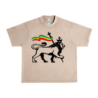 French Oak Rasta Lion of Judah Rastafarian Reggae Lion and Christian Urban Heavy Tee - longCreatives