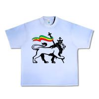 Grape Ice Rasta Lion of Judah Rastafarian Reggae Lion and Christian Urban Heavy Tee - longCreatives