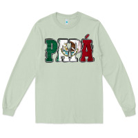 Matcha Mexican Flag Papá Long Sleeve Tee - Jasminsmagicworld