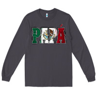 Smoke Mexican Flag Papá Long Sleeve Tee - Jasminsmagicworld