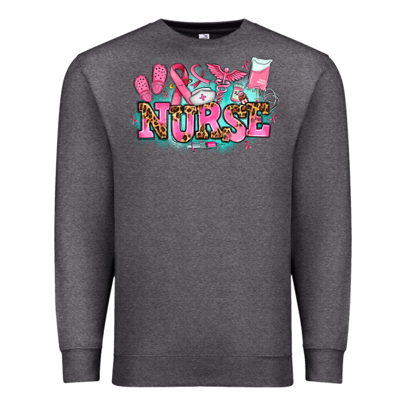 Breast Cancer Nurse Premium Sweatshirt by AdoDesignShop | Teevron