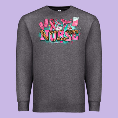 Breast Cancer Nurse Premium Sweatshirt Designed By Adodesignshop