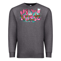 Charcoal Heather breast cancer nurse Premium Sweatshirt - AdoDesignShop
