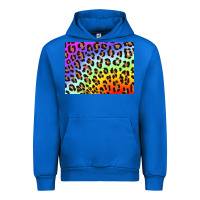 Cobalt leopard background rainbow 3200x2400 Urban Hoodie - AdoDesignShop