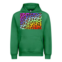 Emerald leopard background rainbow 3200x2400 Urban Hoodie - AdoDesignShop