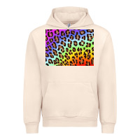 Leopard Background Rainbow 3200x2400 Urban Hoodie | Teevron