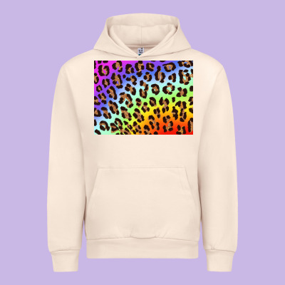 Leopard Background Rainbow 3200x2400 Urban Hoodie Designed By Adodesignshop