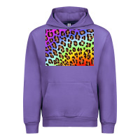 Tulip leopard background rainbow 3200x2400 Urban Hoodie - AdoDesignShop