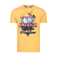Vintage Mustard America ice cream Vintage Tee - HowdyJamesFarm