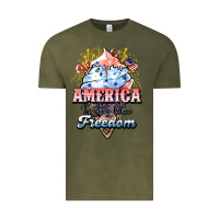 Vintage Olive America ice cream Vintage Tee - HowdyJamesFarm