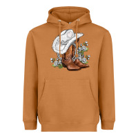 Meerkat white  cowgirl  and roses Heavyweight Hoodie - AdoDesignShop
