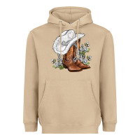 Mushroom white  cowgirl  and roses Heavyweight Hoodie - AdoDesignShop