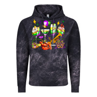 Cloud Black mardi gras wine glasses olivia Vintage Hoodie - OliviaCreatesArt