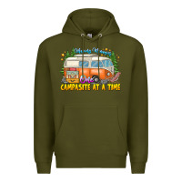 Army Green Making Memories Campsites Time Premium Hoodie - CowhideDigitalArt