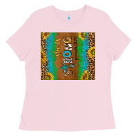 Bubblegum Pink western she is strong proverbs 31 25 tumbler tbs Ladies Tee - TumblerDesignByShophia