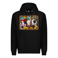 Black western sunflower heifers Premium Hoodie - Jasminsmagicworld
