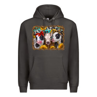 Smoke western sunflower heifers Premium Hoodie - Jasminsmagicworld