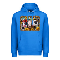 True Royal western sunflower heifers Premium Hoodie - Jasminsmagicworld