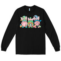 Black Easter gnomes Long Sleeve Tee - OliviaCreatesArt