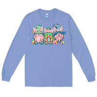 Colony Blue Easter gnomes Long Sleeve Tee - OliviaCreatesArt
