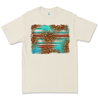 Bone Serape and Leopard Background Premium Tee - texasbilliewilder