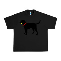 Black Labrador Retriever Fetch, Black Lab Play Ball Urban Heavy Tee - longCreatives