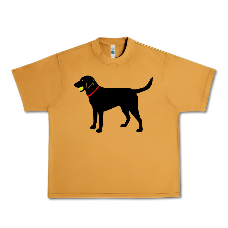 Labrador Retriever Fetch, Black Lab Play Ball Urban Heavy Tee by longCreatives | Teevron