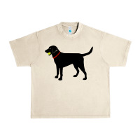 Sandshell Labrador Retriever Fetch, Black Lab Play Ball Urban Heavy Tee - longCreatives