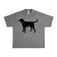 Tornado Labrador Retriever Fetch, Black Lab Play Ball Urban Heavy Tee - longCreatives