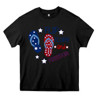 Black Flip Flops and Freedom Heavy Core Tee - Bettercallsaul