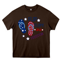 Flip Flops And Freedom Heavy Core Tee | Teevron