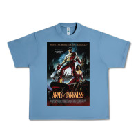 Pebble Blue Army Of Darkness Movie Poster Classic Urban Heavy Tee - longCreatives