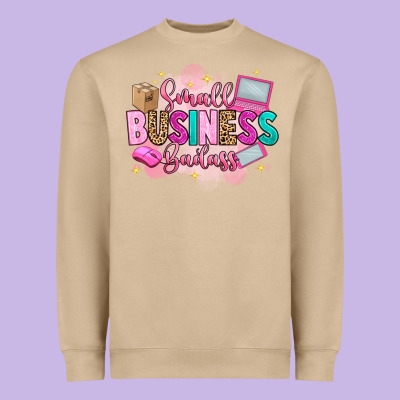 Small Business Badass Heavyweight Sweatshirt Designed By Artiststas