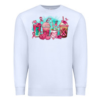 White breast cancer  coffee cups Premium Sweatshirt - AdoDesignShop