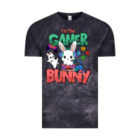 Cloud Black I'm the game Bunny Easter day Vintage Tee - HowdyJamesFarm