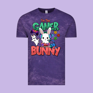 I'm The Game Bunny Easter Day Vintage Tee Designed By Howdyjamesfarm