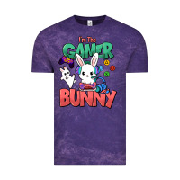 Cloud Purple I'm the game Bunny Easter day Vintage Tee - HowdyJamesFarm